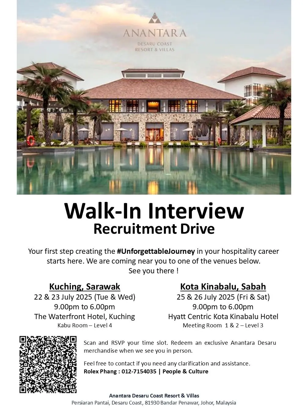 Jobs Fair Anantara Desaru
