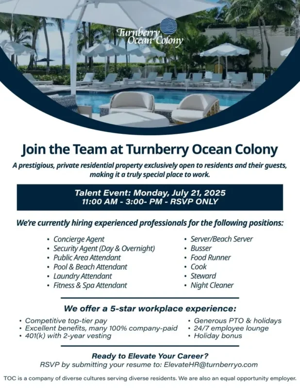Jobs Fair Ocean Colony