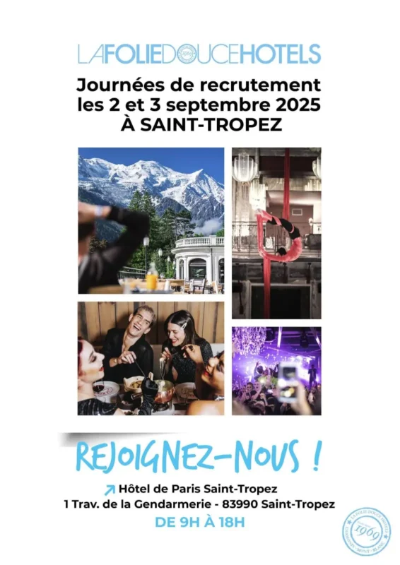 Jobs Fair La Folie Douce St Tropez