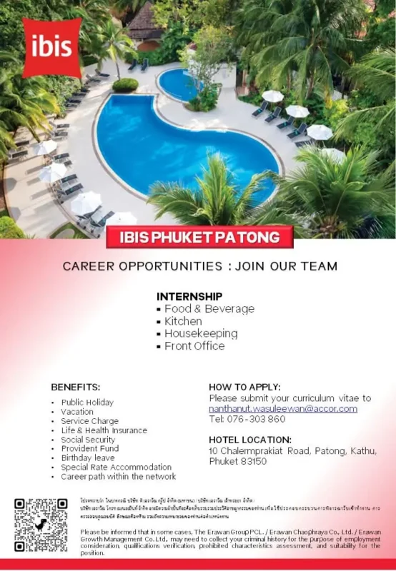 Internship Ibis Patong