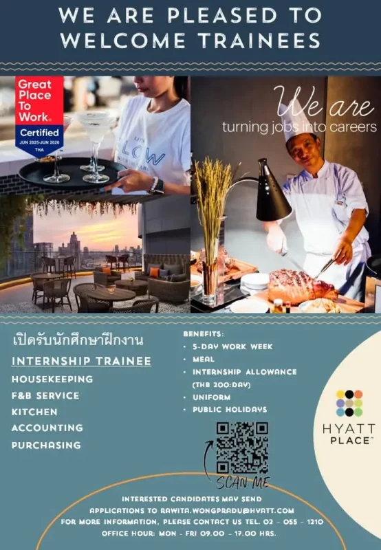 Internship Hyatt Bkk