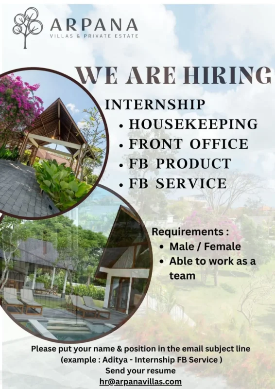 Internship Arpana Bali