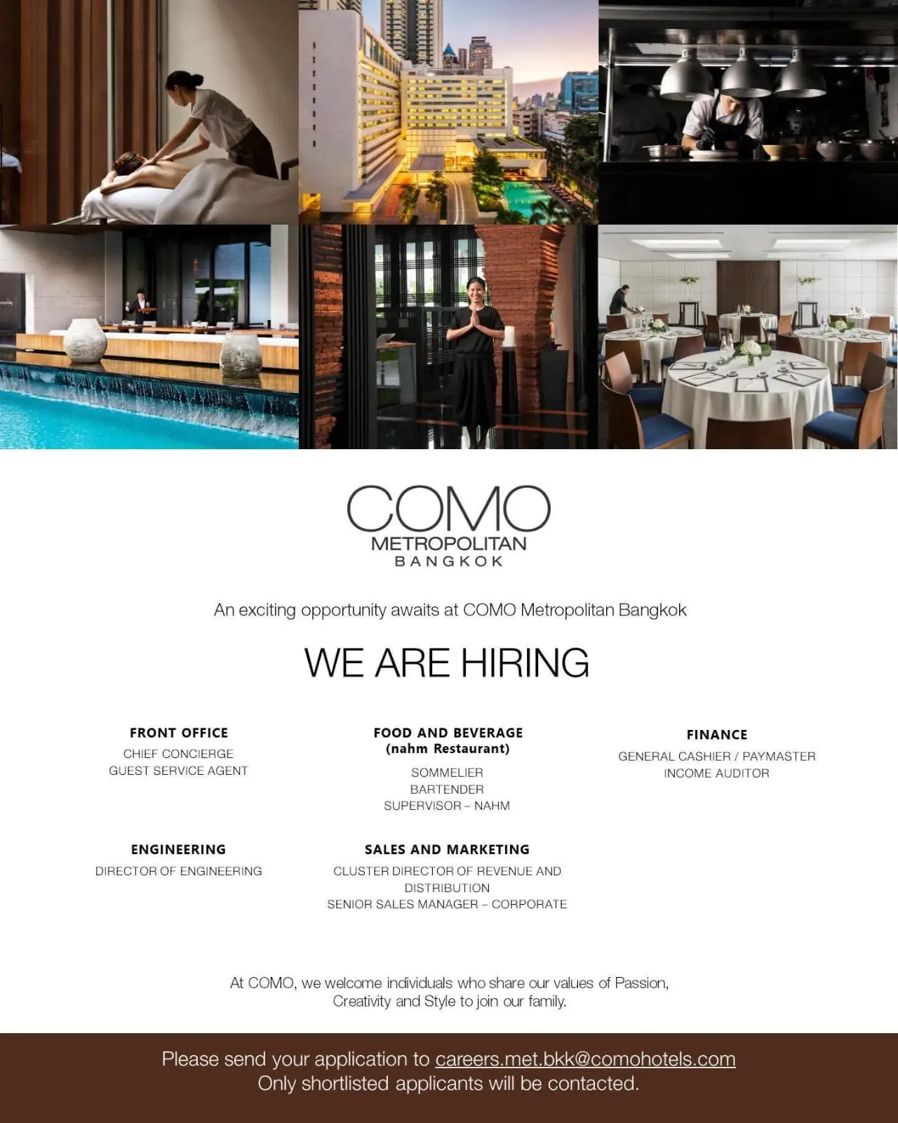 Various Position Como BKK