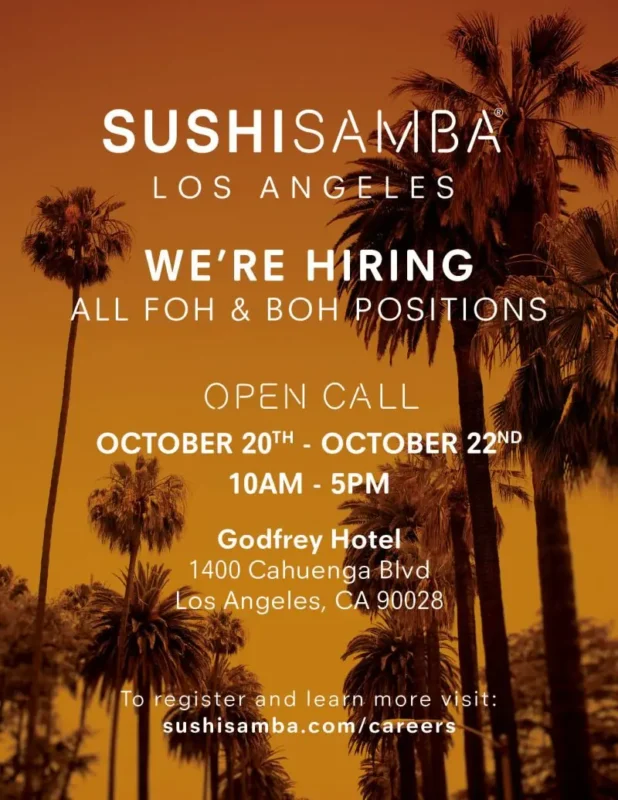 Jobs Fair Sushisamba