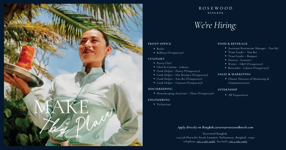 Various Position Rosewood Bkk