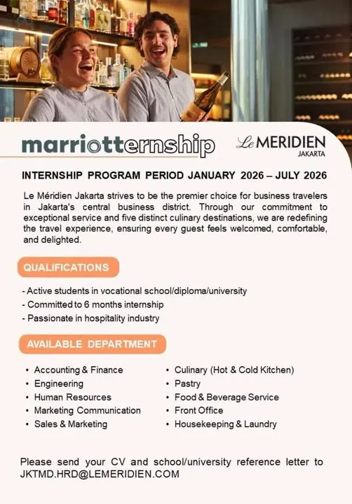 Internship Meridien  Jkt