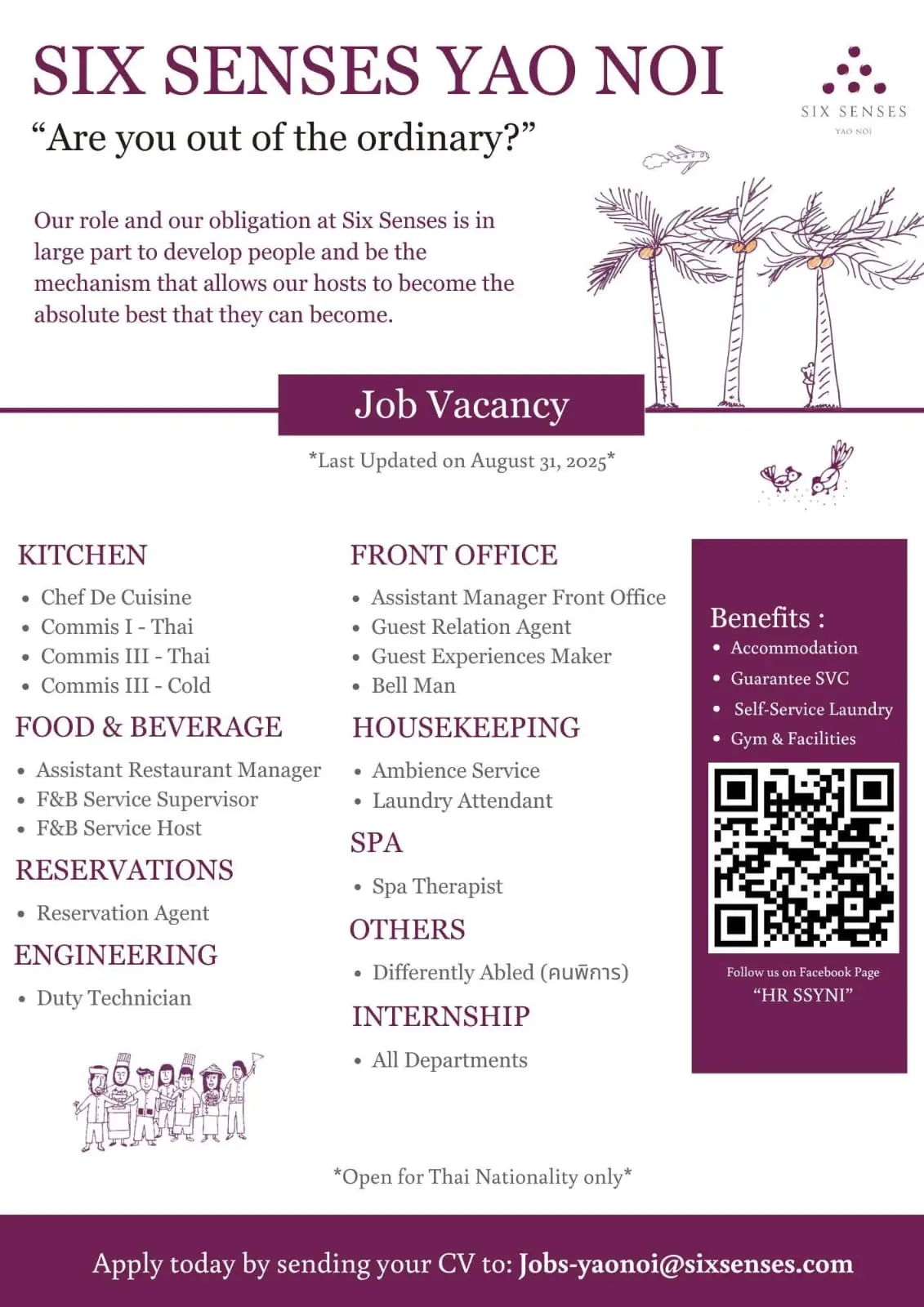 Various Positions Six Senses YAo Noi