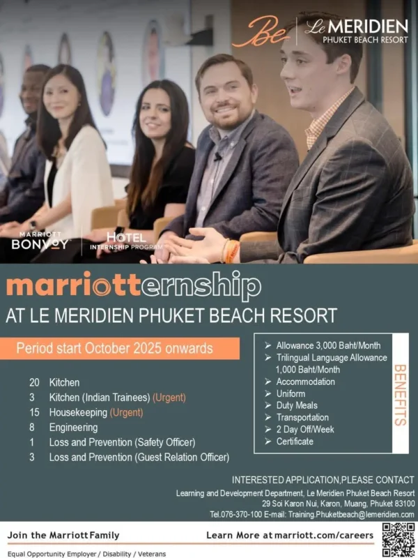 Internship Marriott Phuket