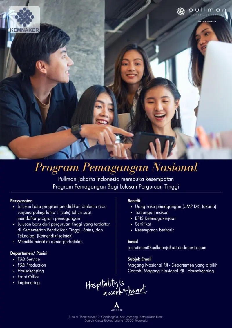 Internship Pullman Bagi