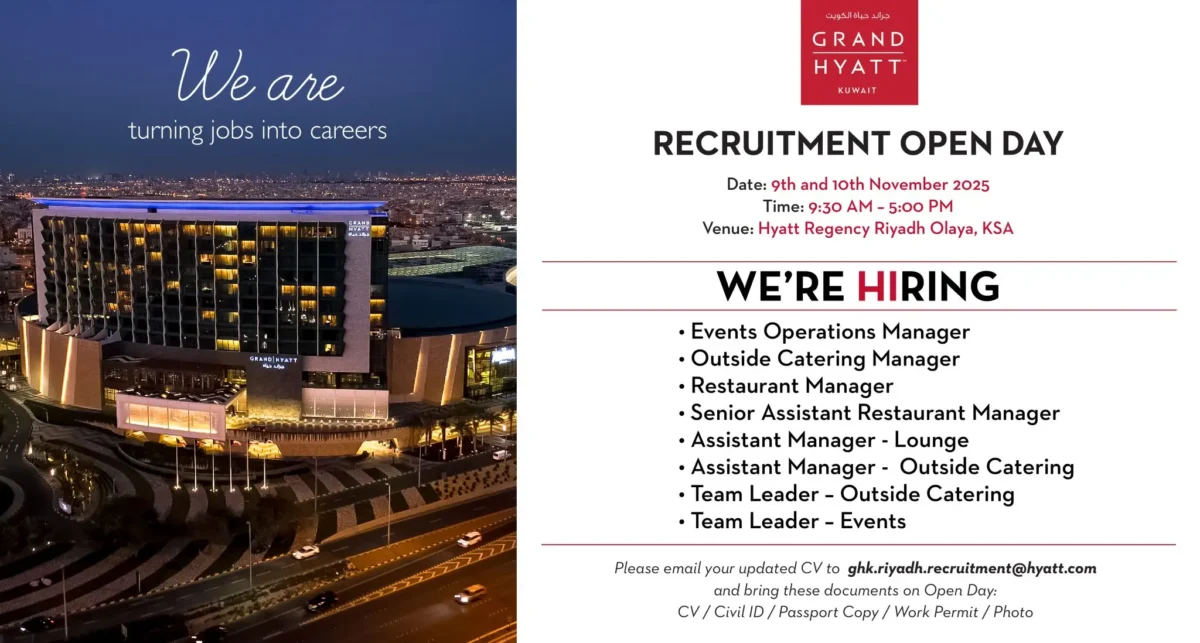 Jobs Fair Grand Hyatt Kuwait 3