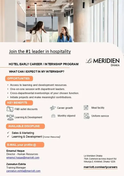 Internship Meridien Dhaka