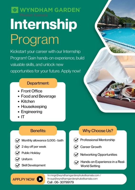 Internship Wyndham Phuket