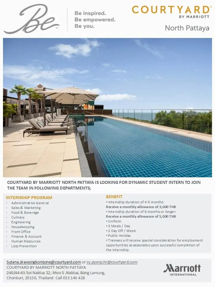 Internship  Courtyard Pattaya