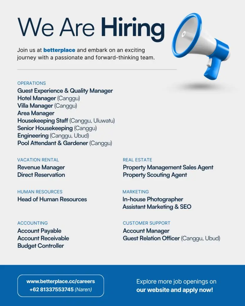 Various Position BEtter Place Indonesia