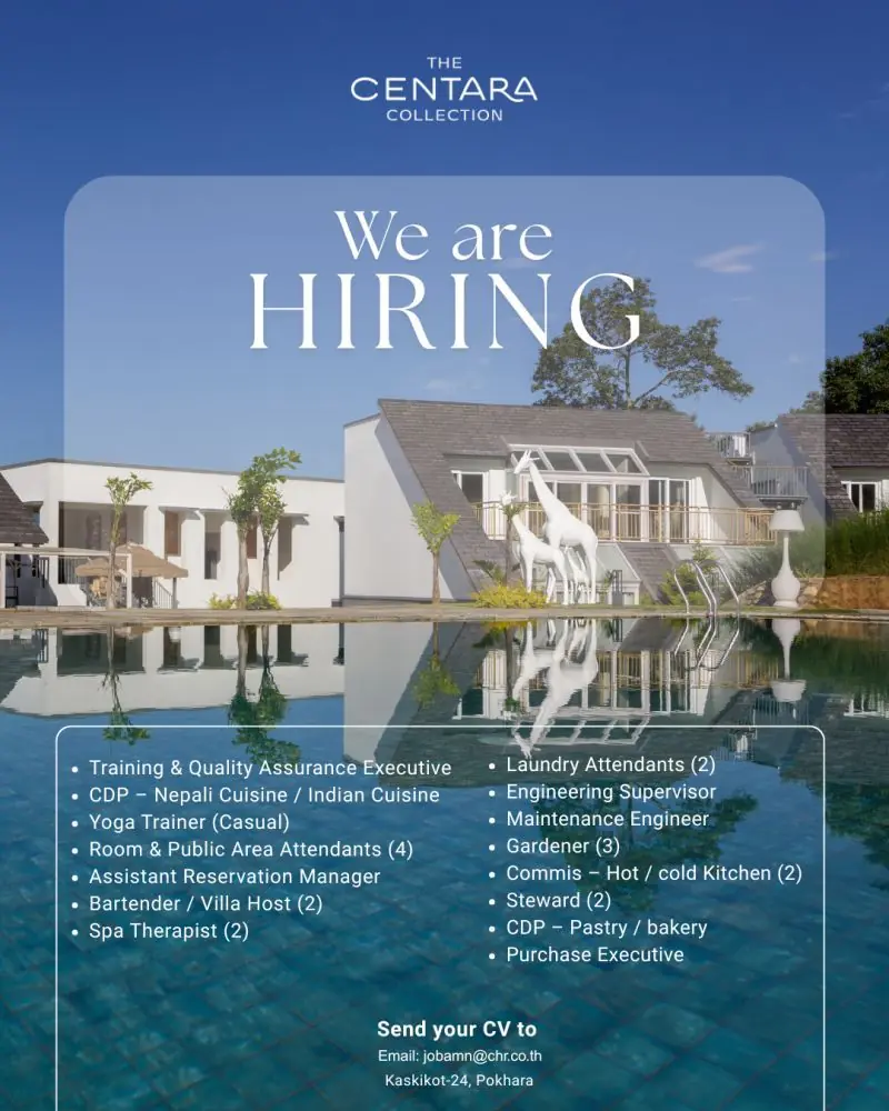 Various Position Centara Thai