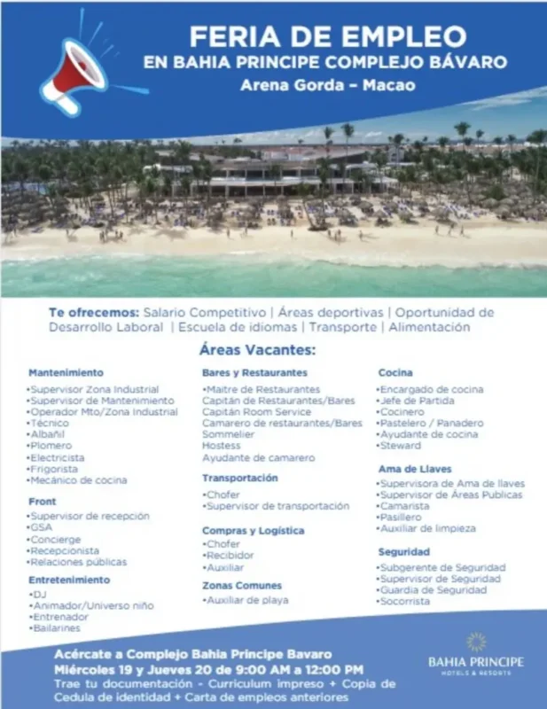 Various Position  Bahia Principe Bavaro