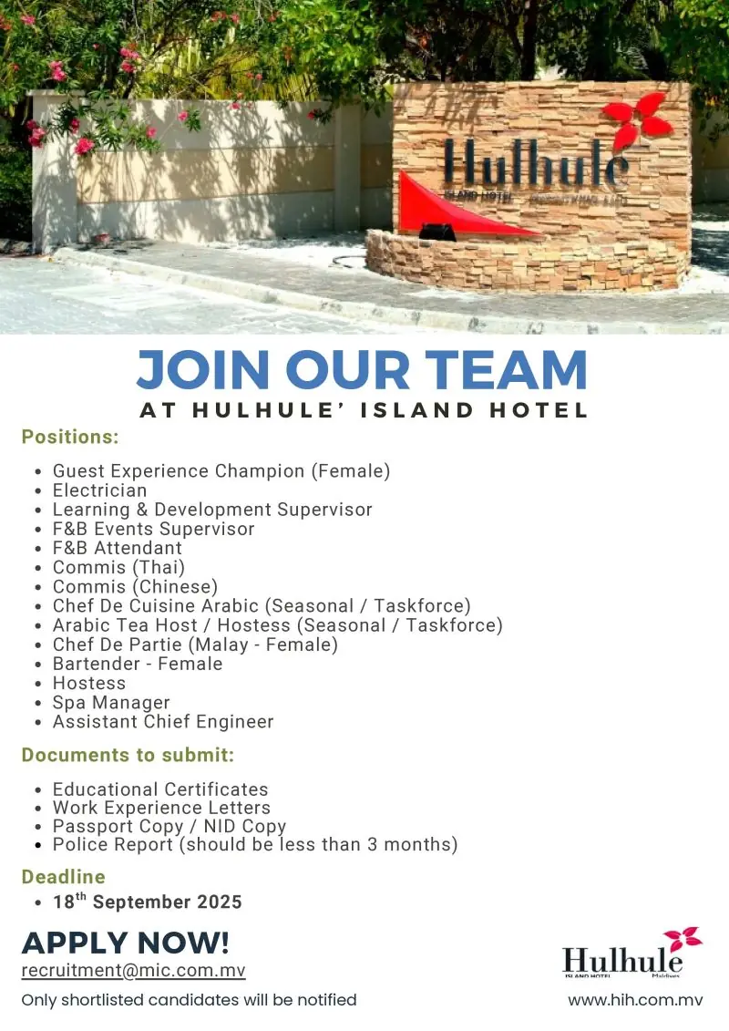 Various Position  Hulhule