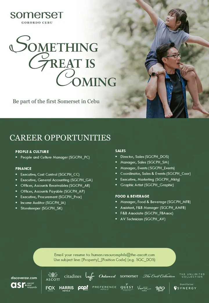 Various Position Sommerset Cebu 2