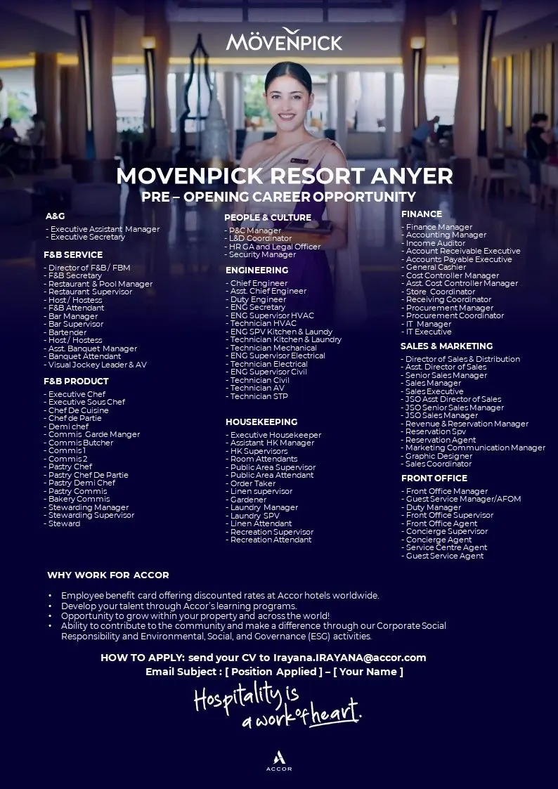 Various Position Movenpick Anyer