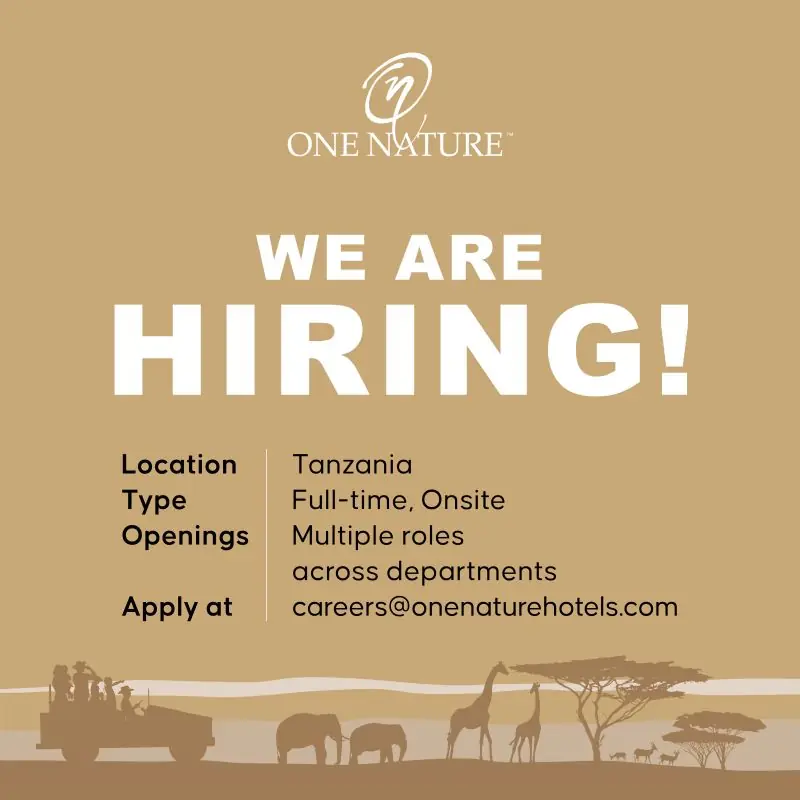 Various Position  One Nature Tanzania