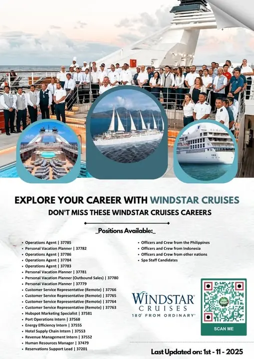 Various Position Windstar Cruises