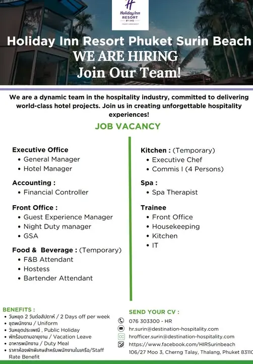 Various Position Holiday Inn Phuket