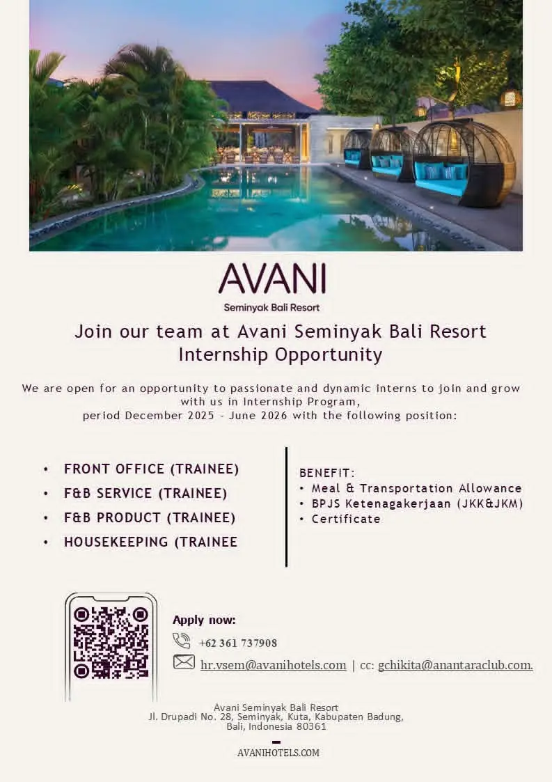 Internship Avani Bali