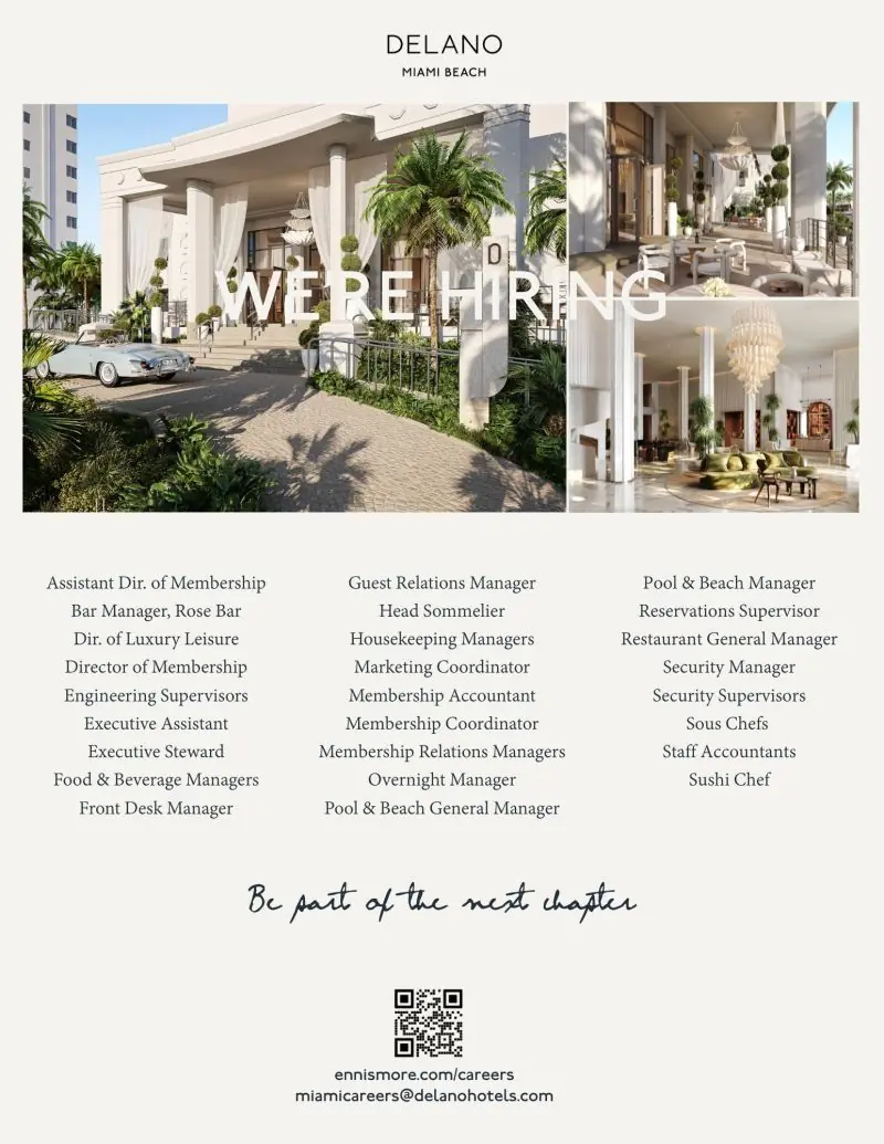 Various Position Delano Miami