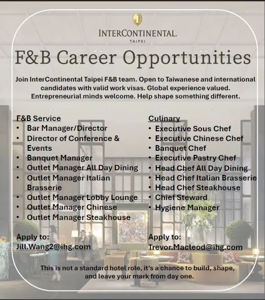 Various Position IC Taipei