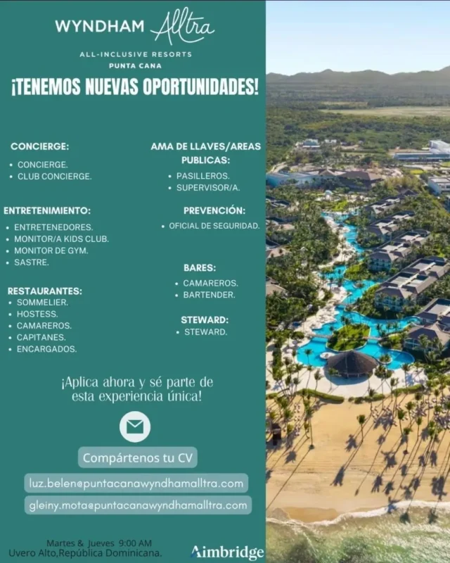 Various Position Wyndham Punta Cana