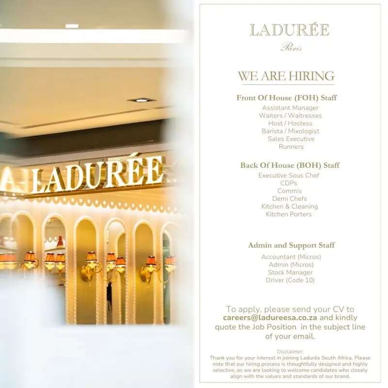 Various Position La Duree Paris