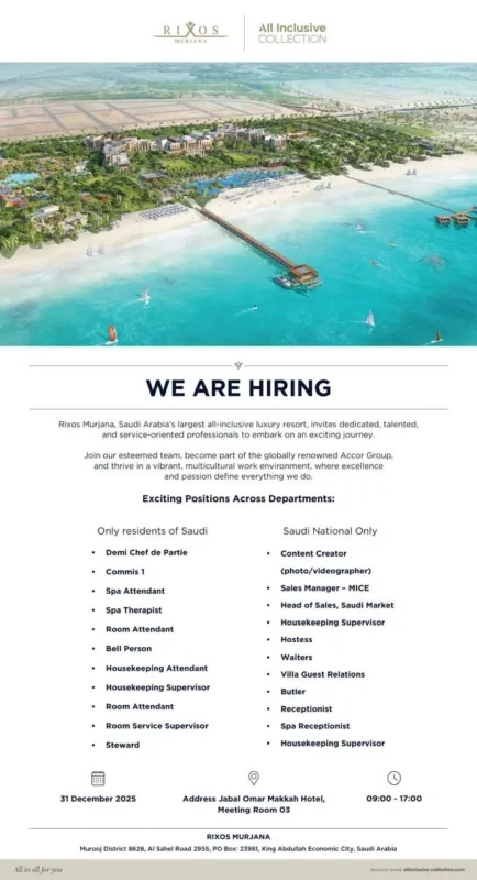 Various Position Rixos Murjana