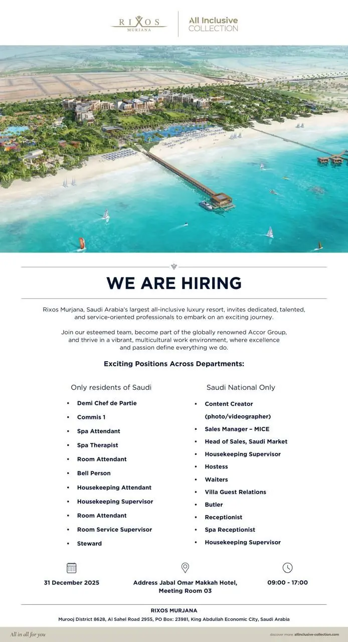 Various Position Rixos Murjana