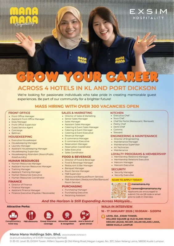Jobs Fair Man Mana KUL