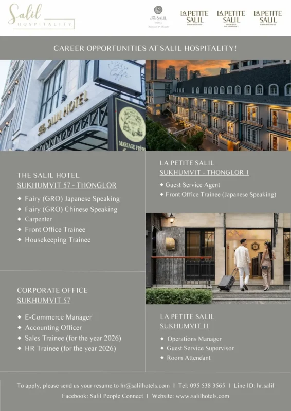 Various Position Salil BKK