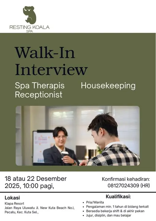 Jobs Fair Resting Koala Indon