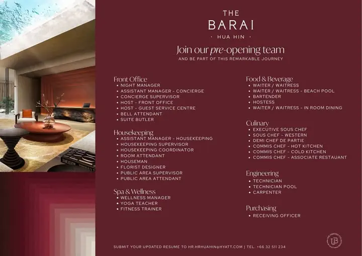 Various Position The Barai Hua Hin