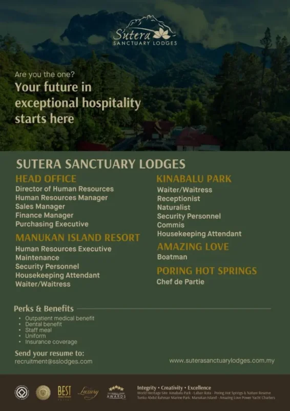 Various Position Sutera Malaysia
