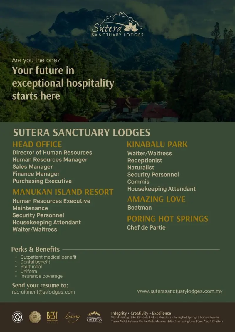 Various Position Sutera Malaysia