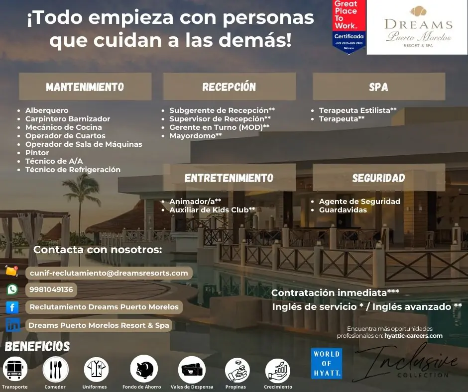 Various Position Dreams Puerto Morelos 1