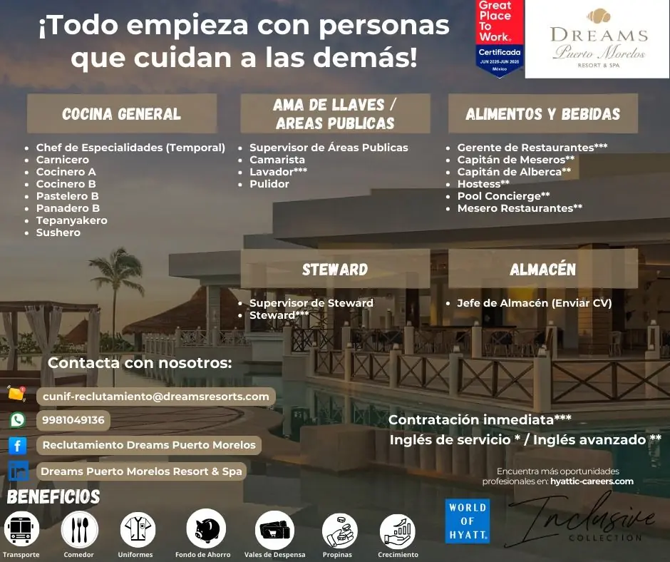 Various Position Dreams Puerto Morelos 1