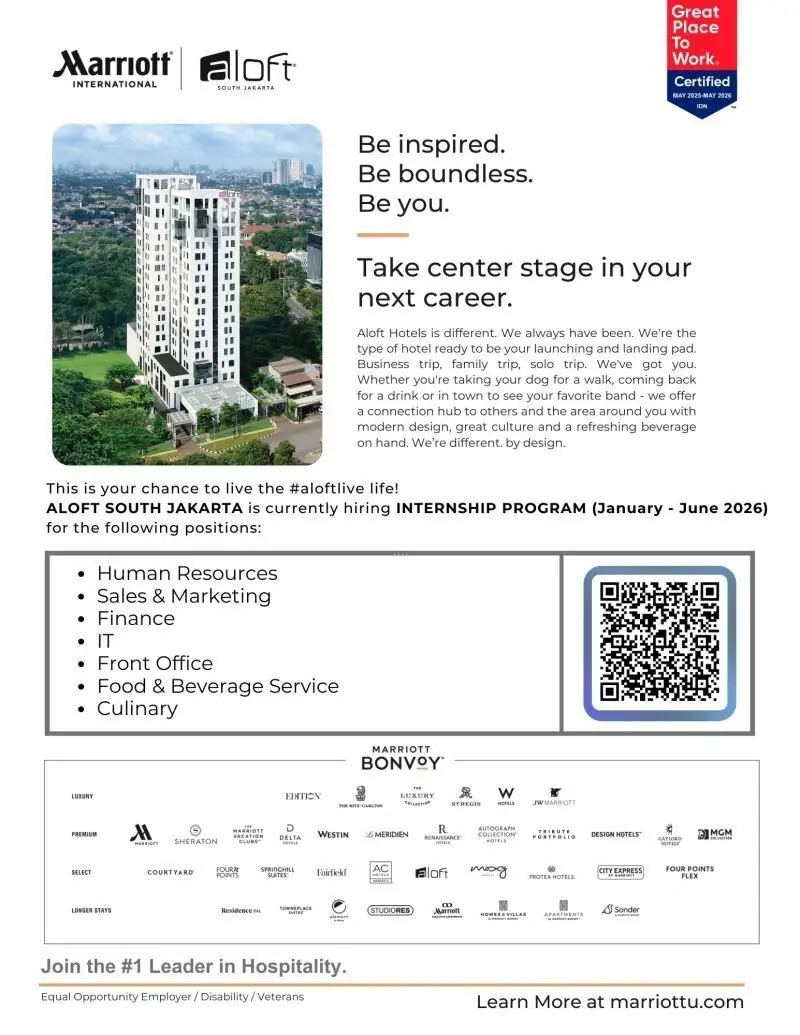 Internship Aloft Jkt