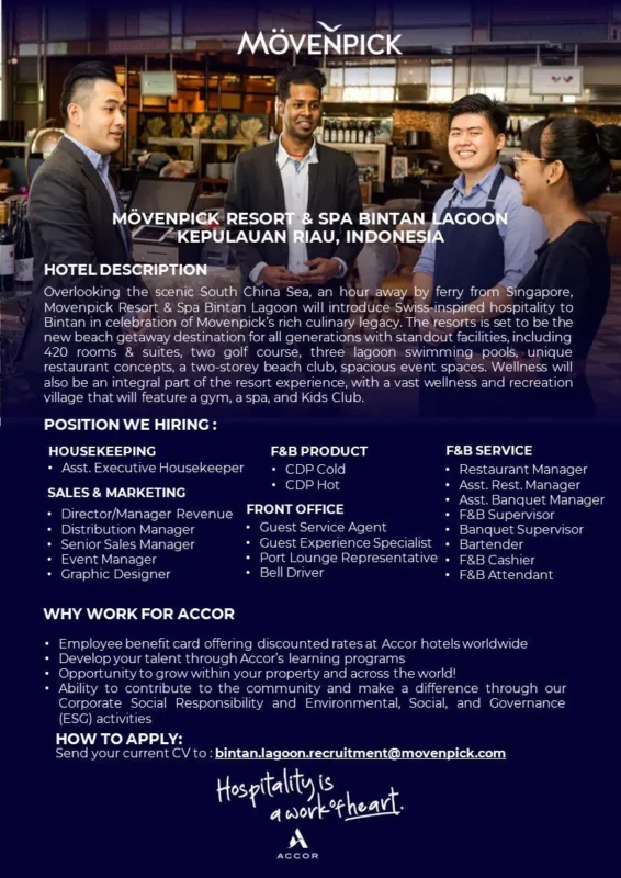 Various Position Movenpick Riau