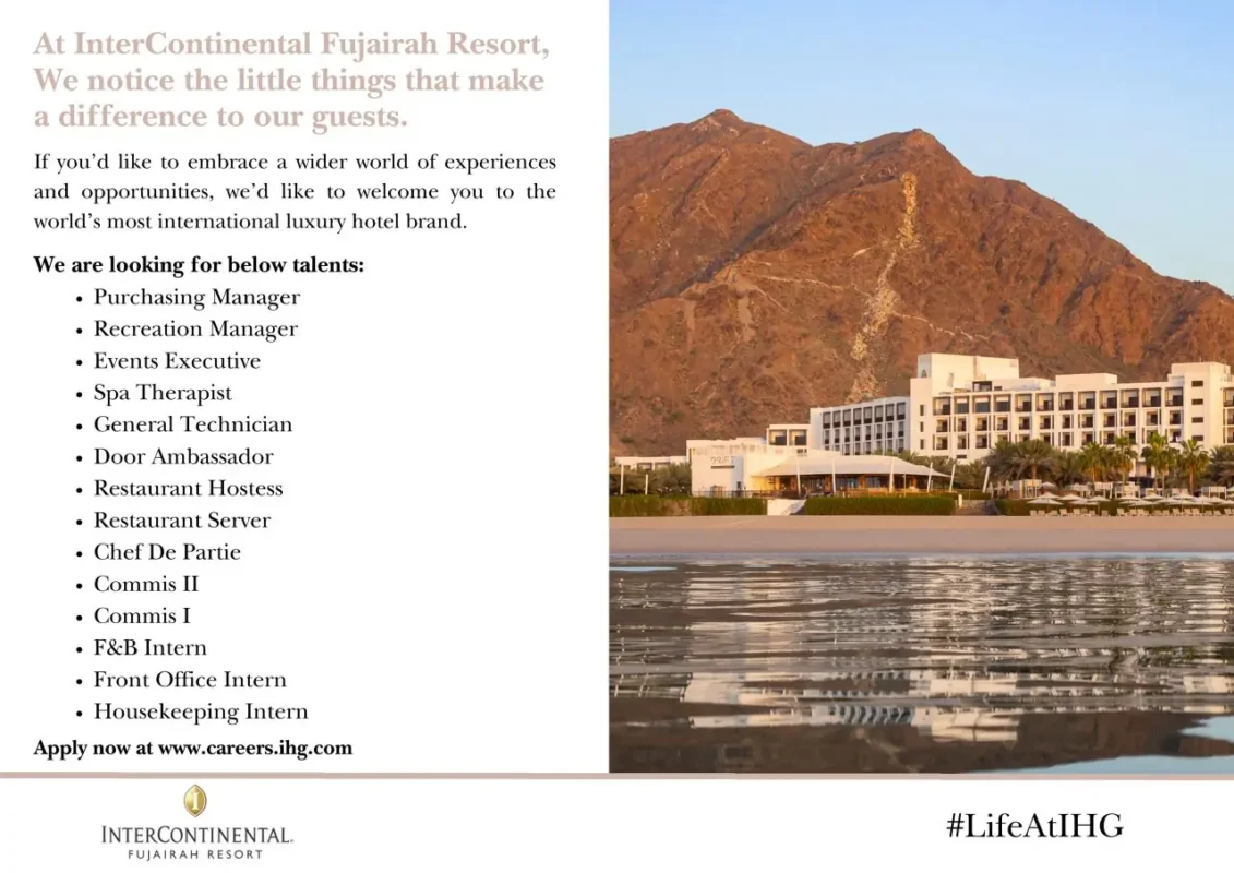 Various Position IC Fujairah