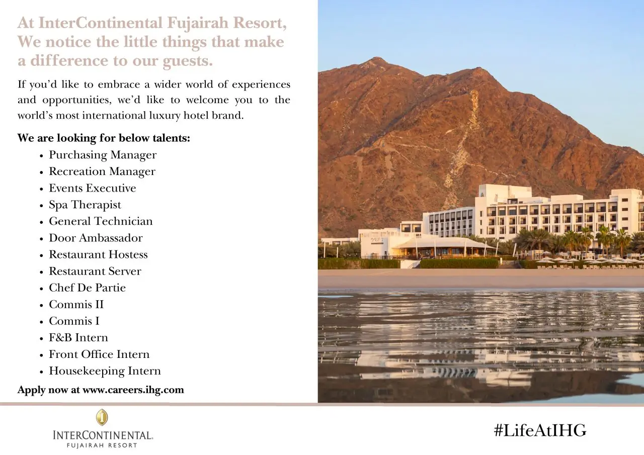 Various Position IC Fujairah