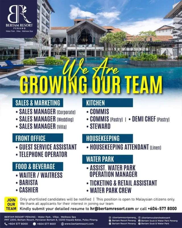 Various Position Bertam Resort Penang