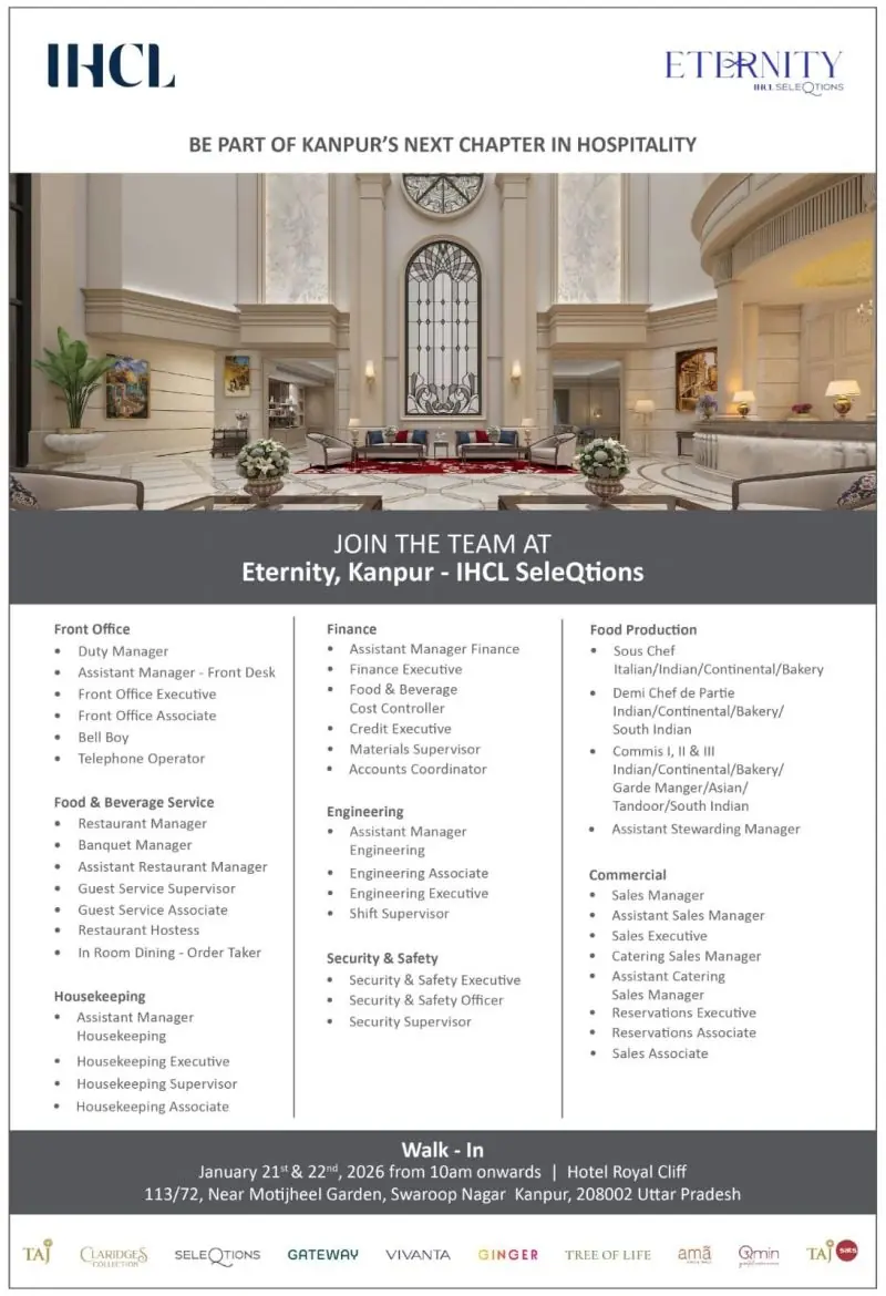 Various Position Eternity Kanpur