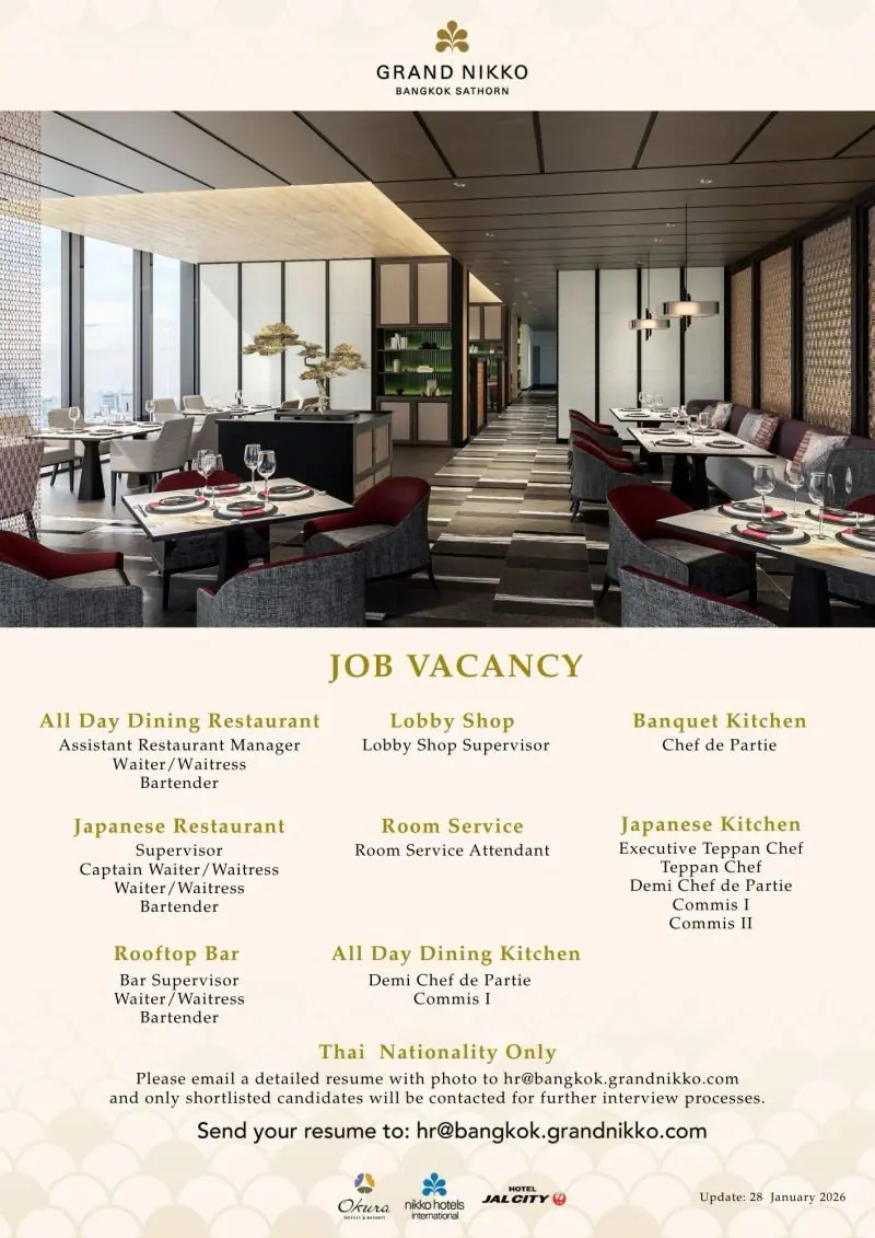 Various Position Grand Nikko Bkk 2