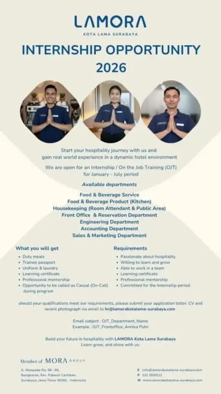 Internship Lamora Surabaya
