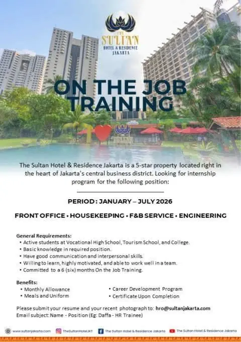 Internship Sultan  Indonesia